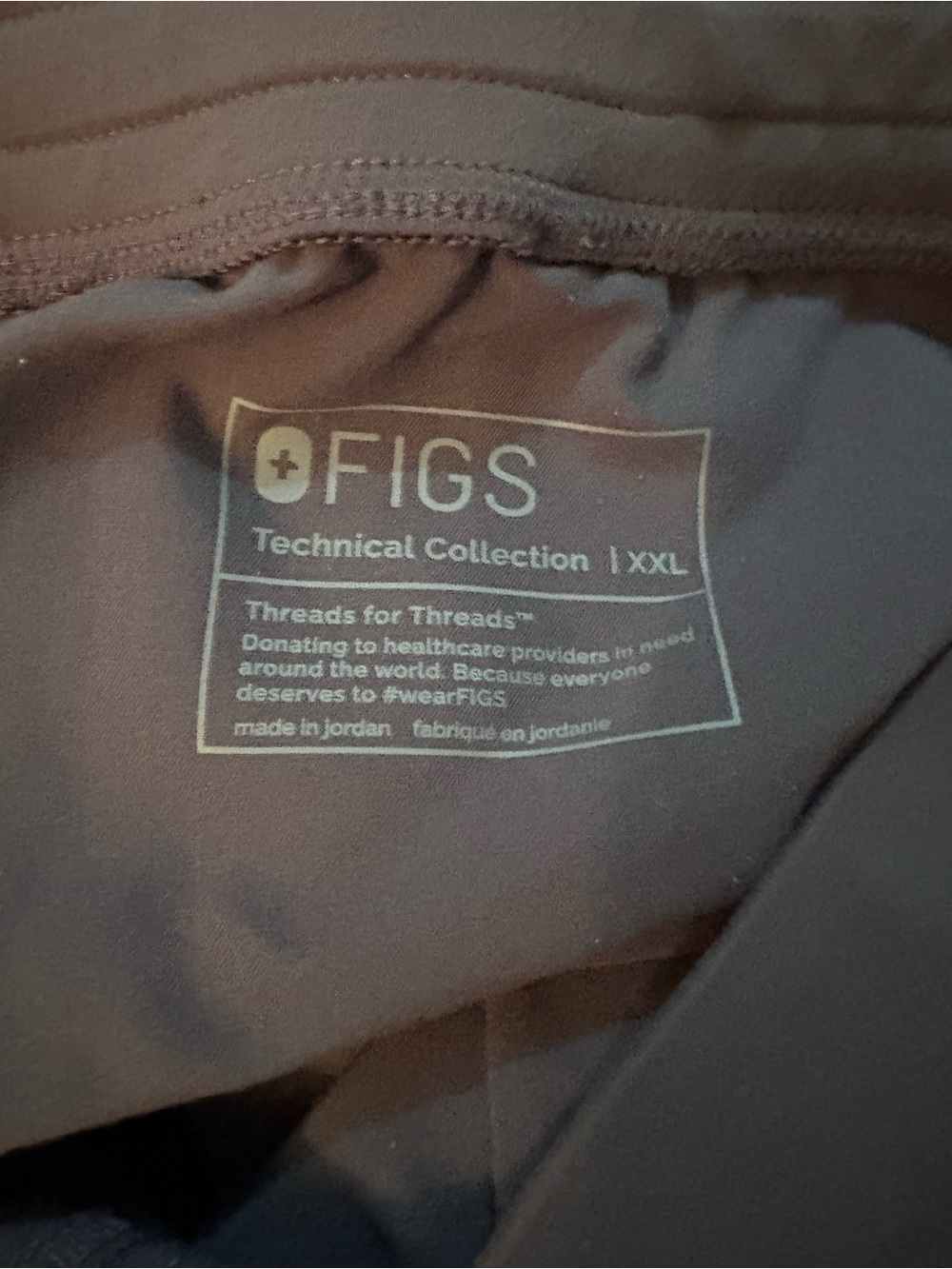 FIGS 3XL/2XL Scrubs Set - Charcoal Grey - EUC - Picture 4 of 8